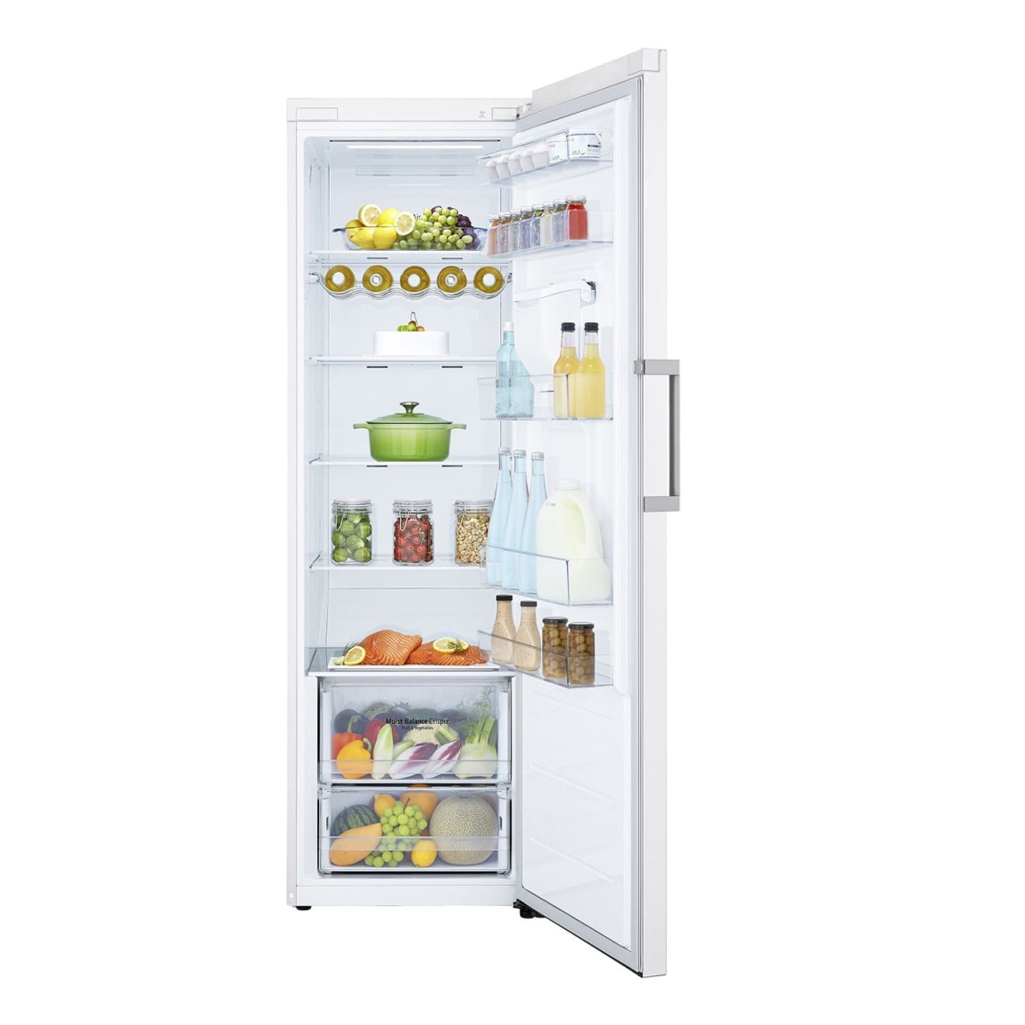LG Single Door Refrigerator 380L – Smart Inverter DoorCooling Multi Air Flow GR-F411ELDM (white)
