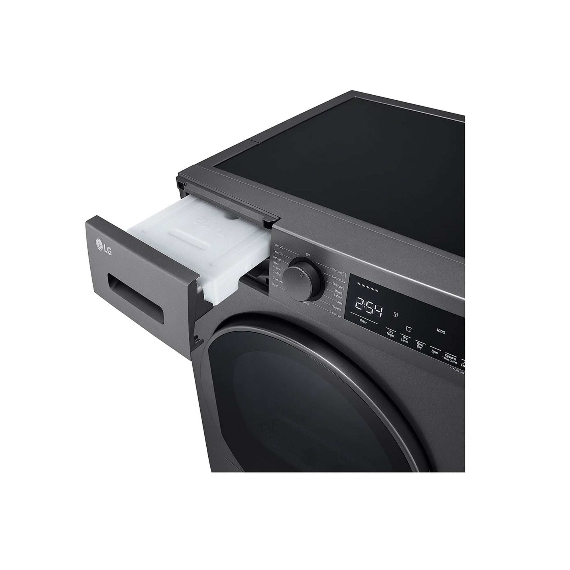 LG Heat Pump Dryer Dark Silver 8kg RH80T2SP7RM