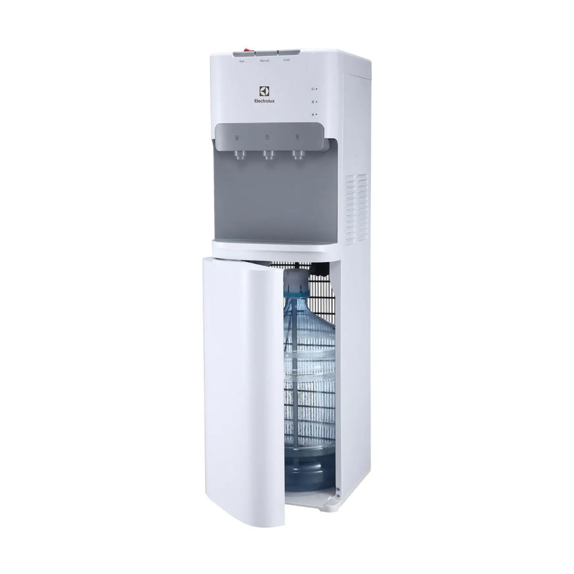 Electrolux Bottom Load Water Dispenser – Hot Cold & Ambient Child Lock LED Display EQAXF1BXWG (white)