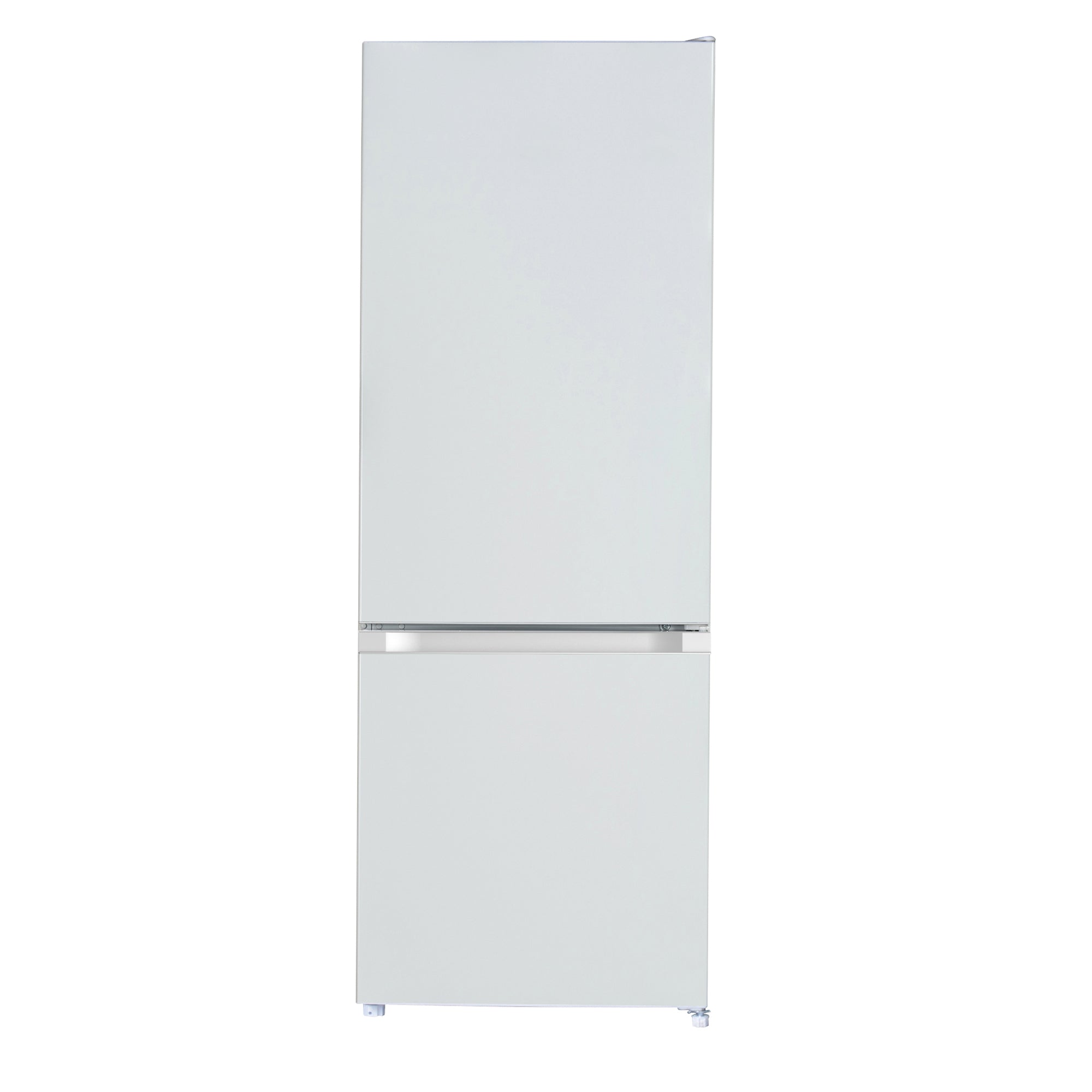 Benavent Bottom Freezer Refrigerator 262L Electronic Control Glass Shelves Interior Light CBME17655ELW (White)
