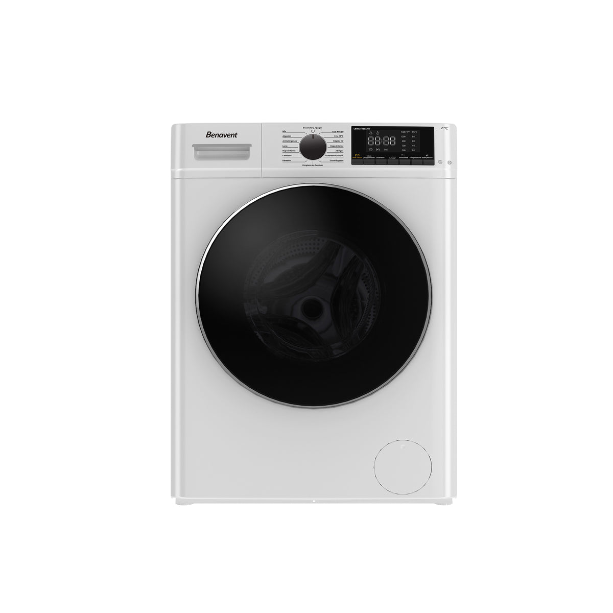 Benavent Front Load Washing Machine 8 kg – 1400 RPM Energy Class A & 15 Wash Programmes LBM821400AINV