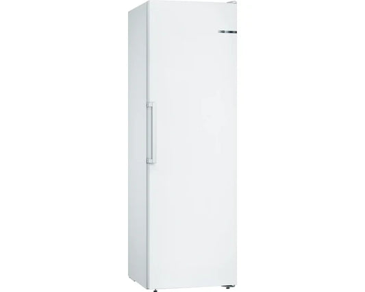 Bosch GSN36VW31U Serie 4 Upright Freezer, 255L Gross / 242L Net, Total No Frost, White