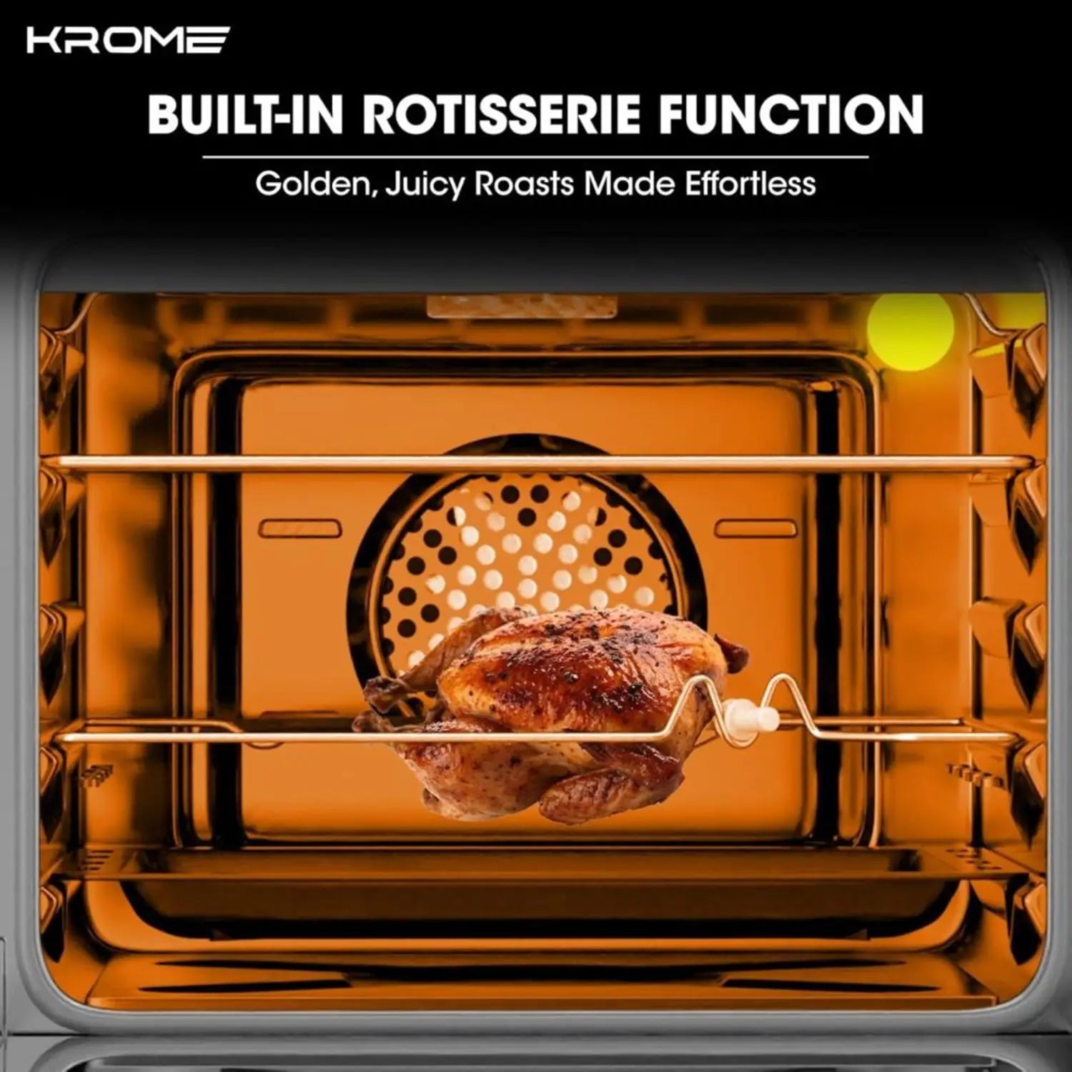 Krome 4 Zone Electric Cooker 60cm Silver – KR-CC6060O
