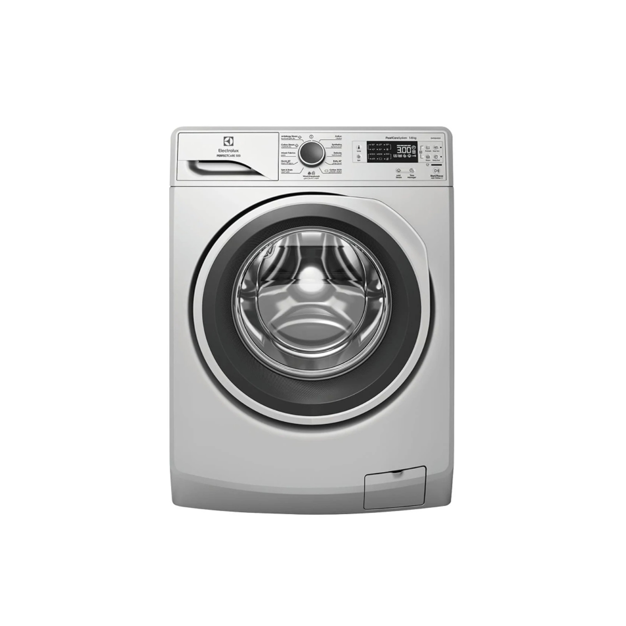Electrolux Front Load Washing Machine 8kg 1200RPM Inverter EWF8241SBS Silver Inox