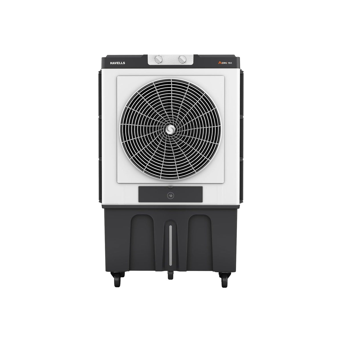Havells Aero 150 Commercial Air Cooler – 12000m³/h Air Delivery, 4 Leaf Metal Blade Fan, Inverter Compatible, Bacteria Shield Honeycomb Pads, Auto-Fill Technology