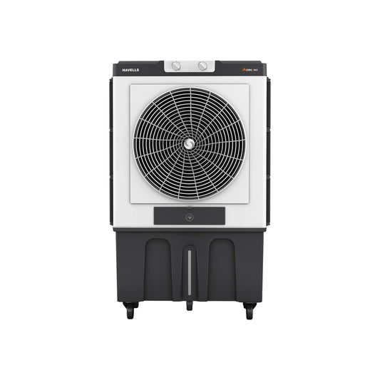 Havells Aero 150 Commercial Air Cooler – 12000m³/h Air Delivery, 4 Leaf Metal Blade Fan, Inverter Compatible, Bacteria Shield Honeycomb Pads, Auto-Fill Technology