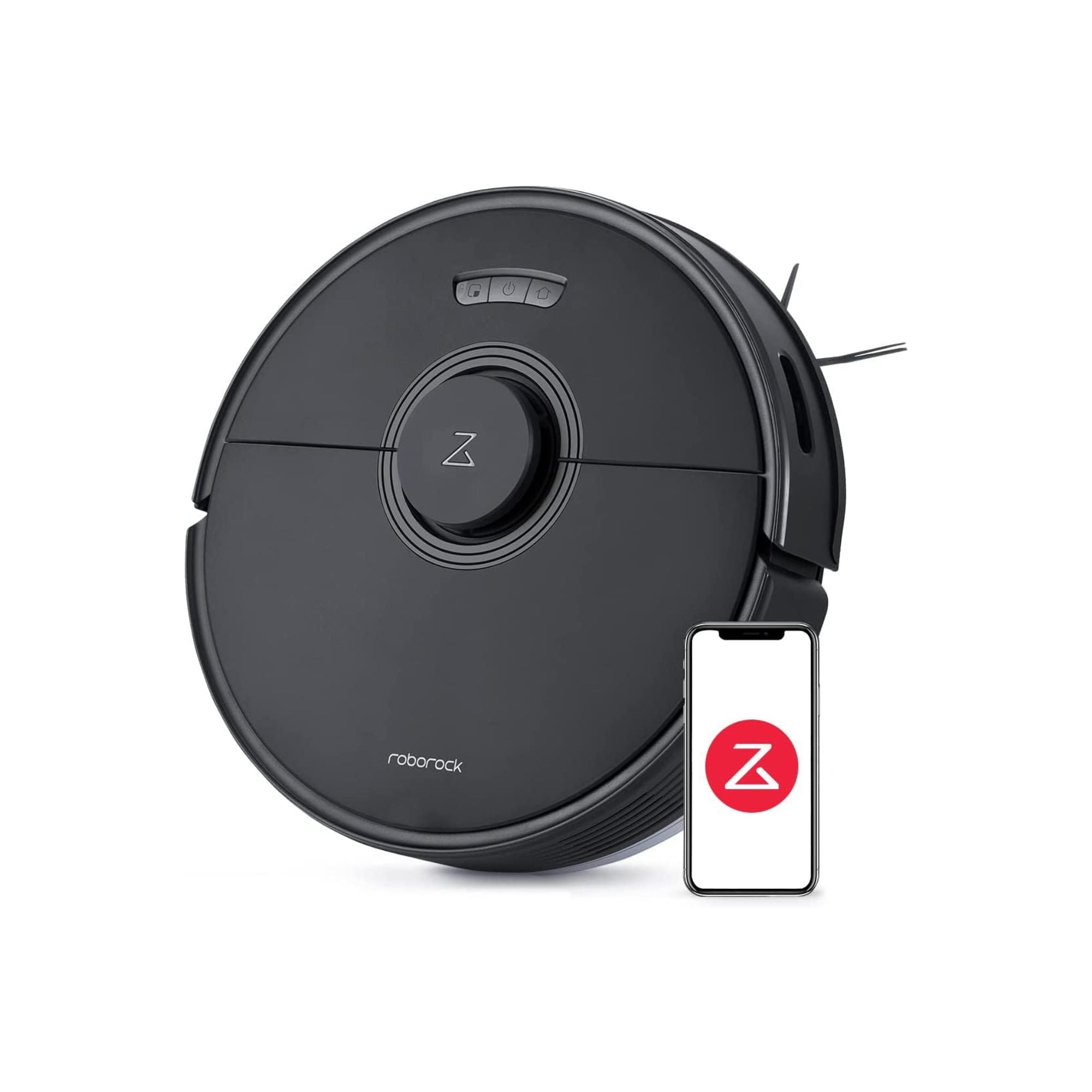 Roborock Q7 Max Robot Vacuum Cleaner with Mop, 4200Pa Strong Suction, Lidar Navigation, Multi-Level Mapping, No-Go&No-Mop Zones, 180mins Runtime, Works with Alexa, Perfect for Pet Hair(Black)
