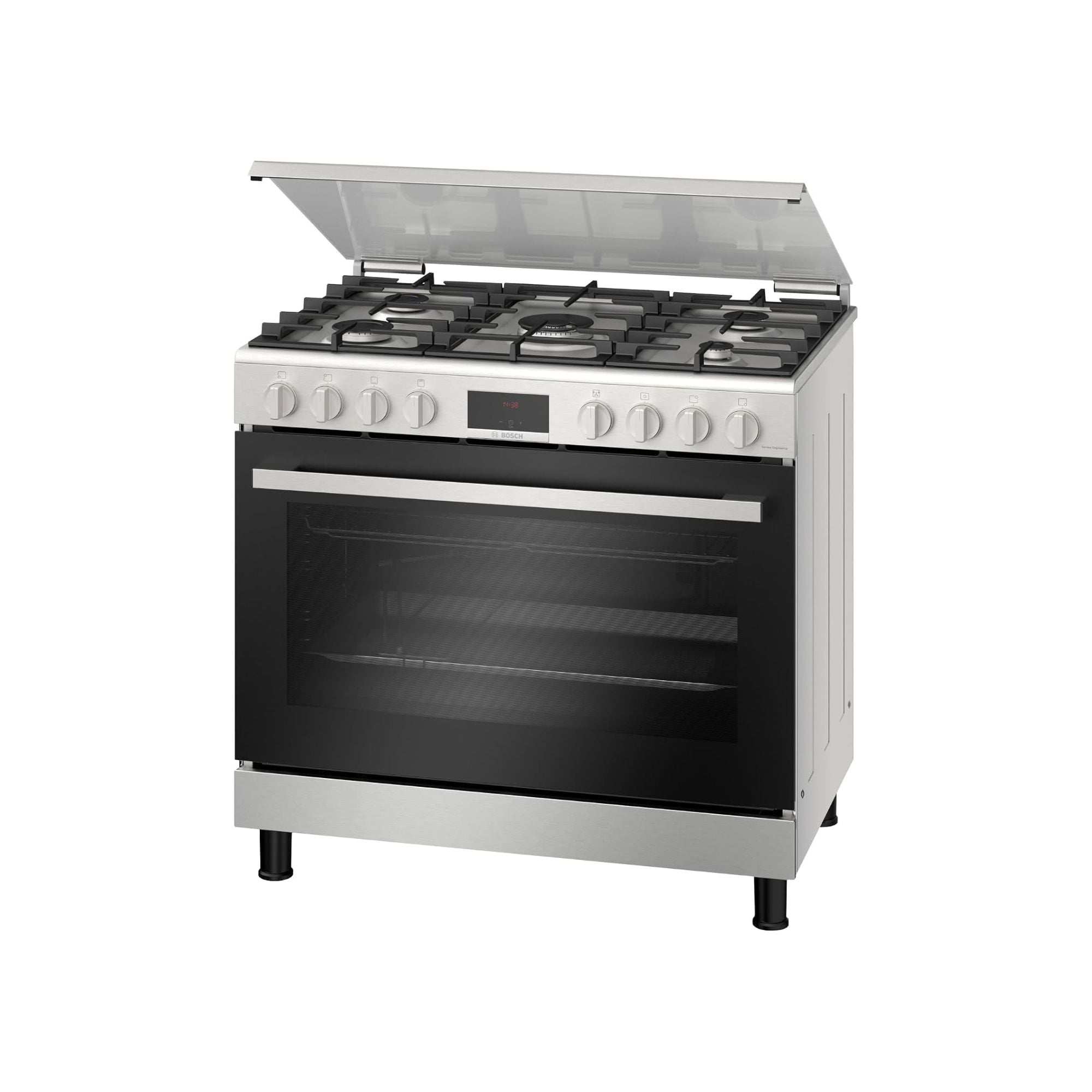 Bosch Free Standing Gas Cooker 90cm, 147L, German Engineering Cooking Range HGW3ASQ50M