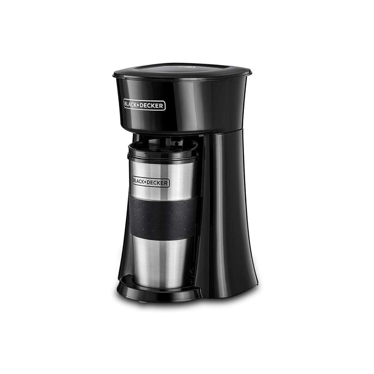 Black & Decker Coffee Machine, 650W, 360Ml Travel Mug, Black - Dct10-B5, 2 Years Warranty