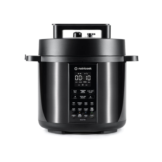Nutricook Smart Pot 2, 8 Liters, 9 In 1 Electric Pressure Cooker, Steamer, Sauté Pot, Yogurt Maker & More, 12 Programs With New Lid