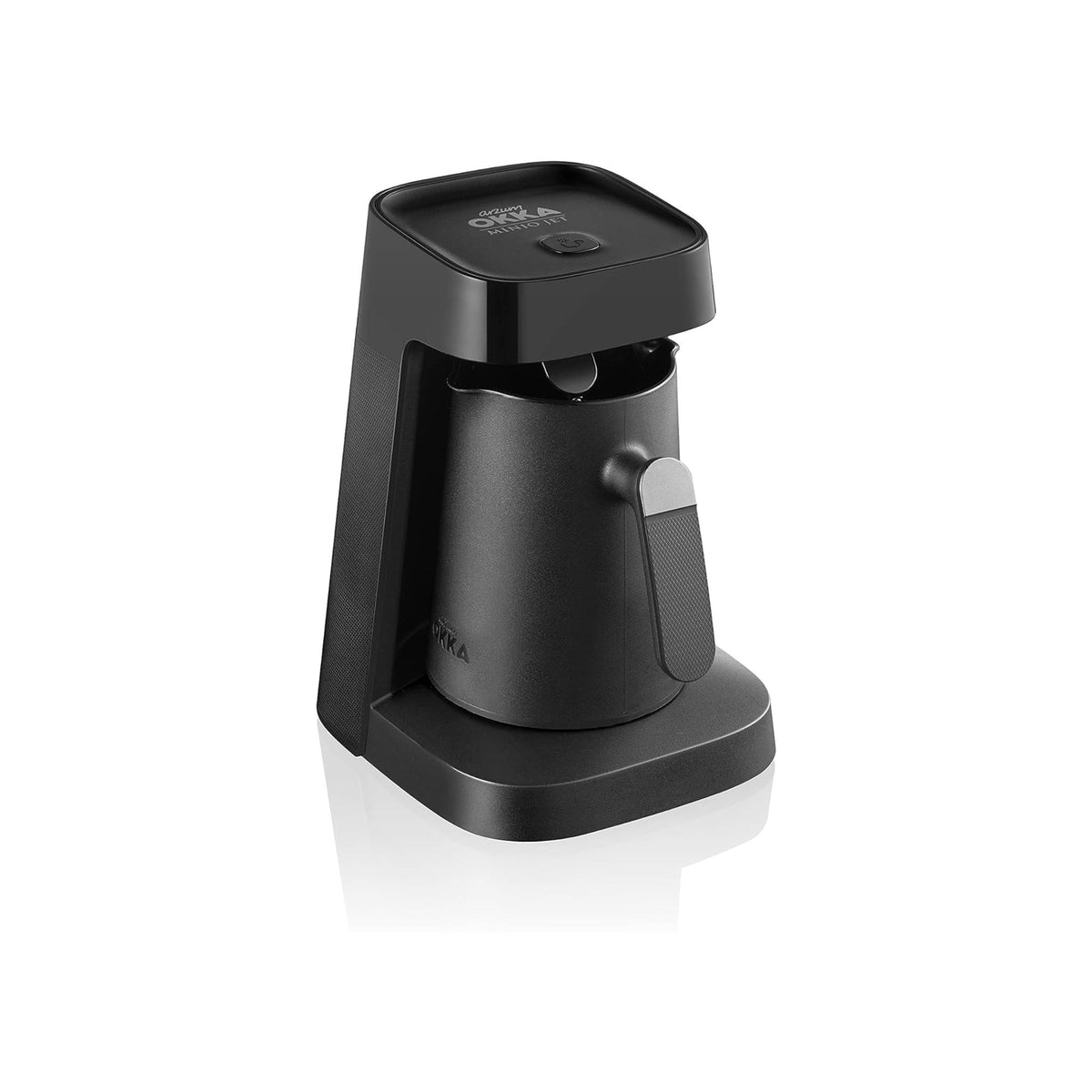 Arzum Okka Jet Automatic Turkish Coffee Machine, 400 W, Black/Copper, 1 Year Manufacturer's Warranty. (Black/Chrome)