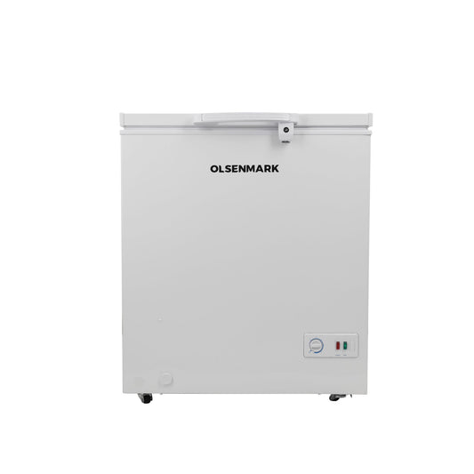 Olsenmark OMCF5003 Chest Freezer 170L- Portable Refrigerator, Adjustable Thermostat Knob, Compact Refrigerator | Ideal for Retailers, Home, Medical, Restaurants & More