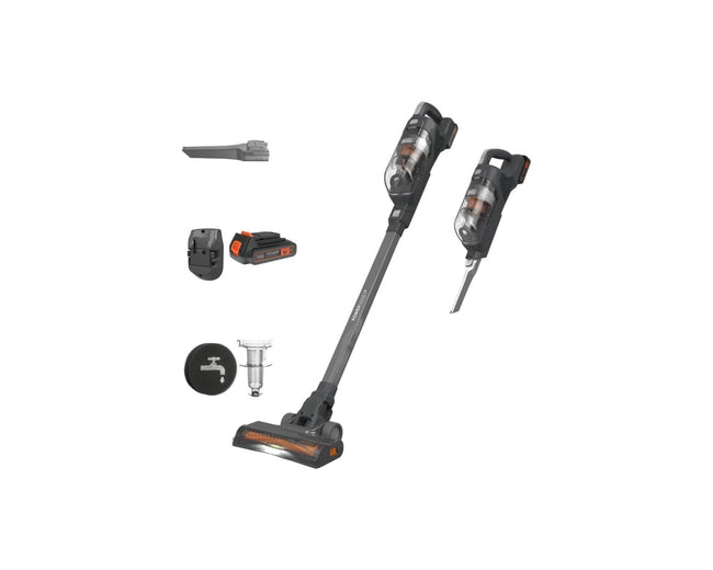 BLACK+DECKER BHFEA18D1 POWERSERIES+ 18V cordless stick vacuum - front view