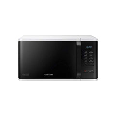 Samsung Solo Microwave with Quick Defrost, 23L, White, Ceramic Inside, MS23K3513AW/SG