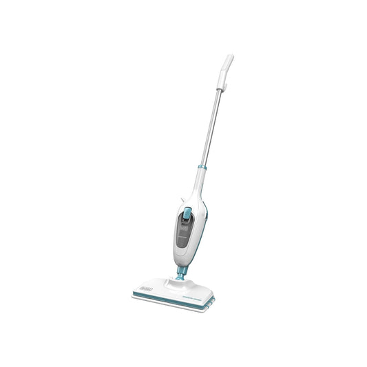 Black+Decker FSMH13E5-GB, 1300w 5in1 Steam-Mop, White, 1300 W, 380 milliliters