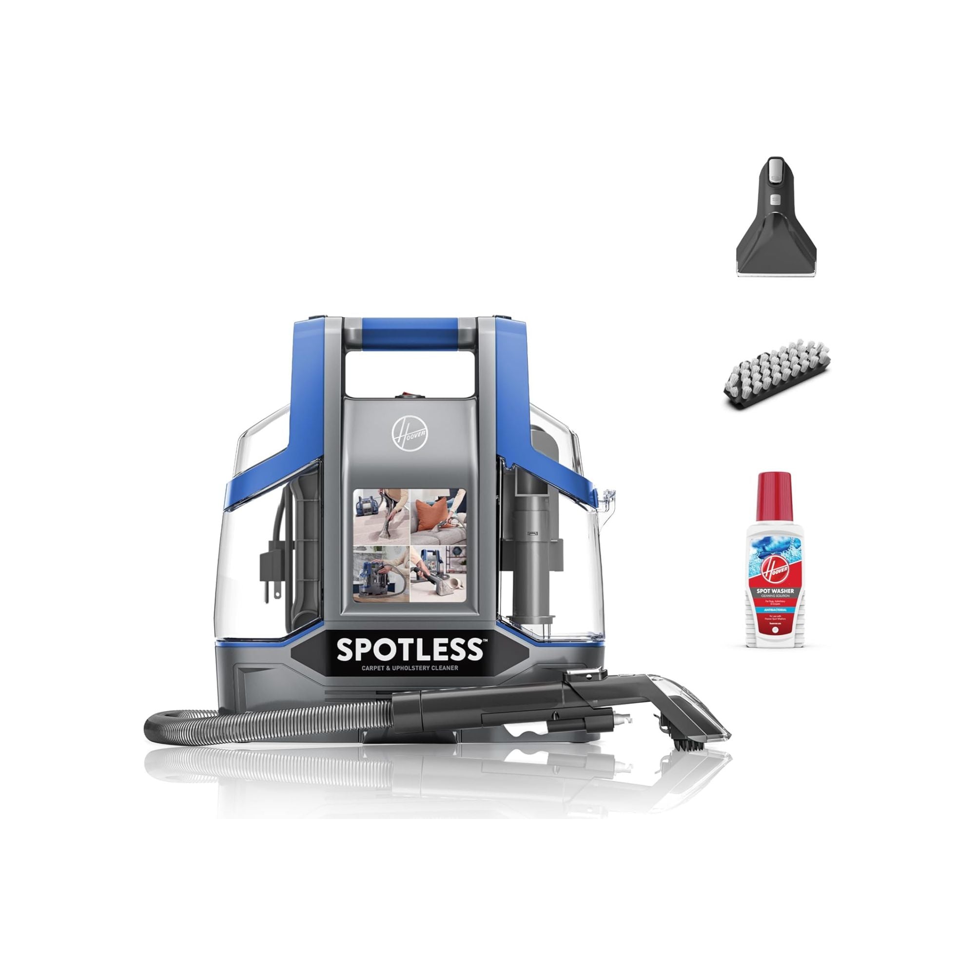 Hoover Spotless Portable Spot Cleaner, Powerful Suction, Dual Tank System, For Carpet, Upholstery & Car Interiors (CDCW-CSME)