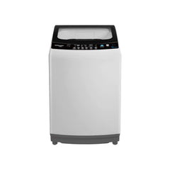 Super General 6.5kg Fully Automatic Top Load Washing Machine, 680 RPM, Soft Close Glass Lid, LED Display, Auto Balance, Child Lock, Drum Clean, 51.5x52.5x93cm WxDxH, White-Black, SGW655
