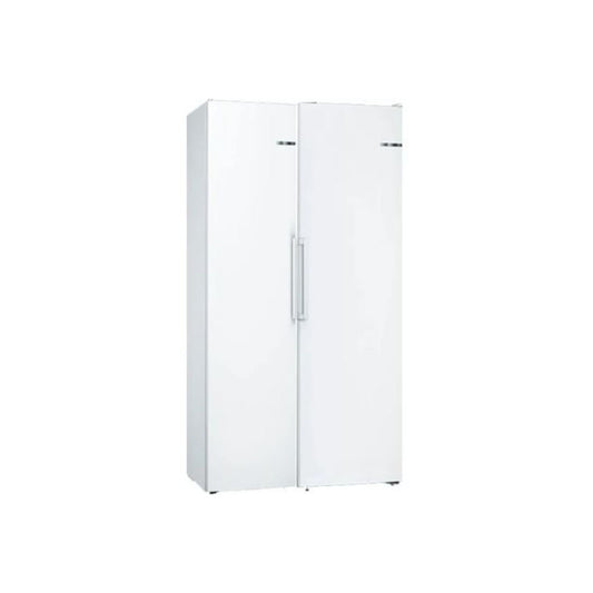 Bosch Freestanding Full Refrigerator & Upright Freezer Set – White – KSV36VW31U / GSN36VW31U
