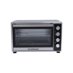 Olsenmark Electric Oven with Rotisserie, 45L - Electric Oven 2000W - 100-250 Adjustable Temperature, 60 min Timer Function - Multiple Cooking Functions & Grill