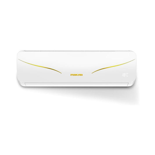 Nikai 1.5 Ton Rotary Split AC, Silent & Energy Efficient Cooling with T3 Tropicalized Compressor, 3D Swinging, Gold Fin technology, 18000 BTU Air Conditioner - NSAC18131N24A / N25IN