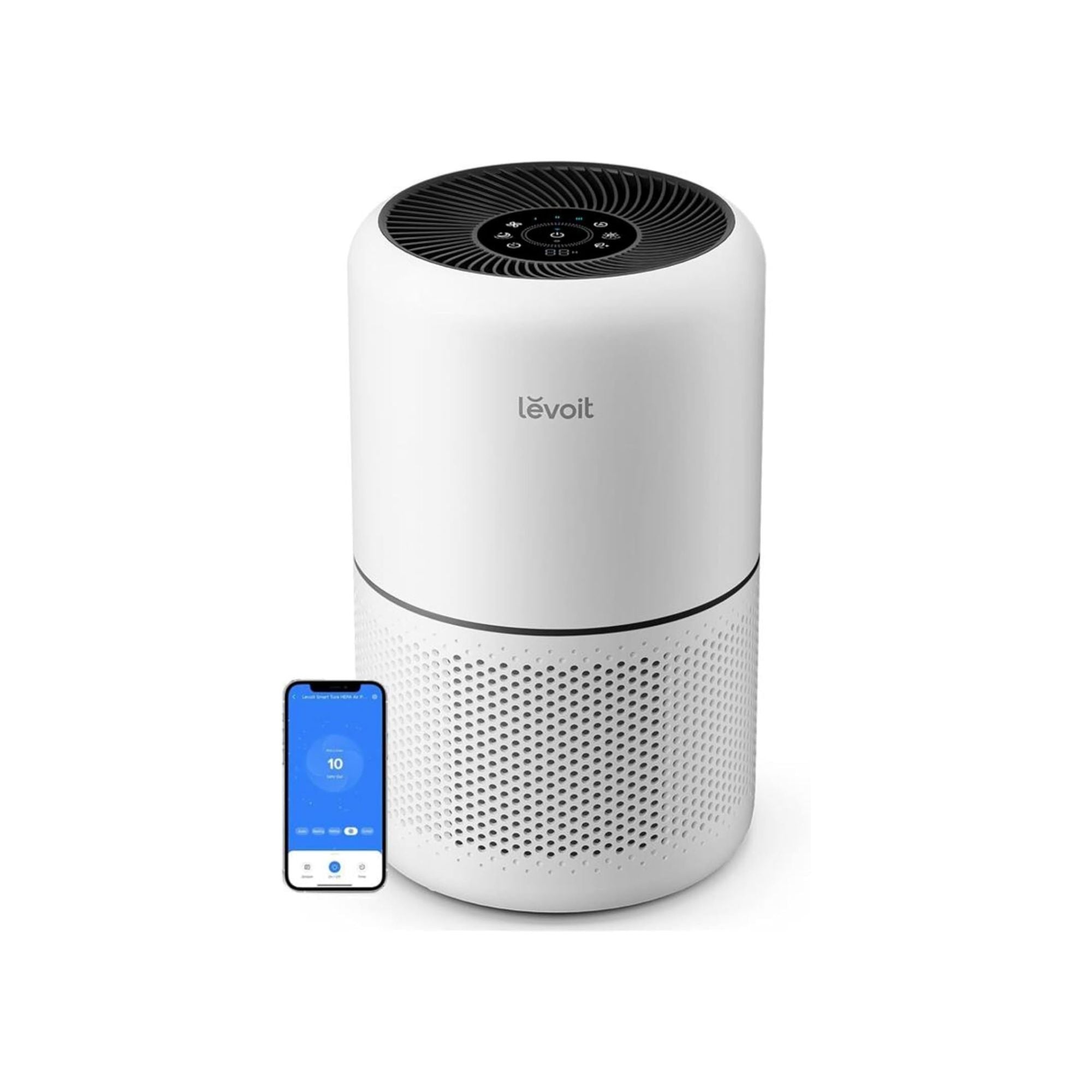Levoit Air Purifiers Smart with Plasma for Home Bedroom,2026 Upgraded HEPA Filter with Air Quality Sensor, Removes 99.97% Pollen Allergies Dust Odours, Alexa Enabled with Quiet Auto Mode