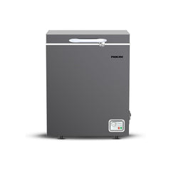 Nikai 200L Gross/138L Net, Single Door Chest Freezer with Storage Basket, High Energy Efficiency Cooling System, Adjustable Temperature, Silent Operation, For Home & Restaurants - NCF200N7S Silver