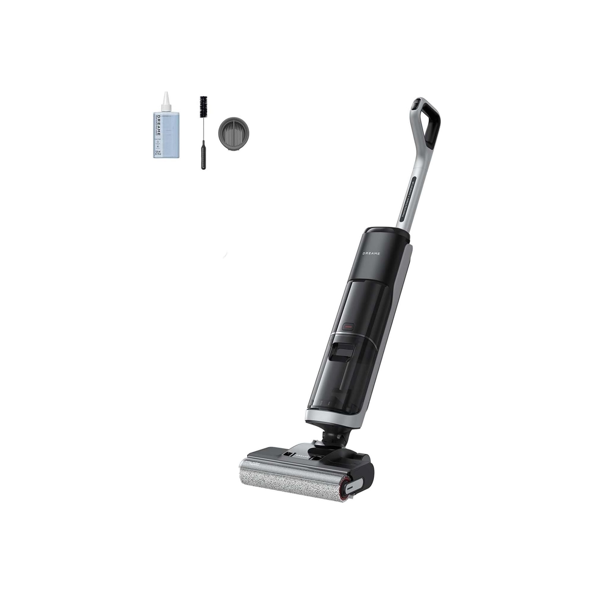 Dreame H14 Wet & Dry Vacuum Cleaner, 18k Pa Suction Power, Brush Washing & Hot Air Drying at 60°C in 5 mins, 180° Lie-Flat Reach, Self-Cleaning with Dual Rotations, Dual Edge Cleaning, 2 Year Warranty