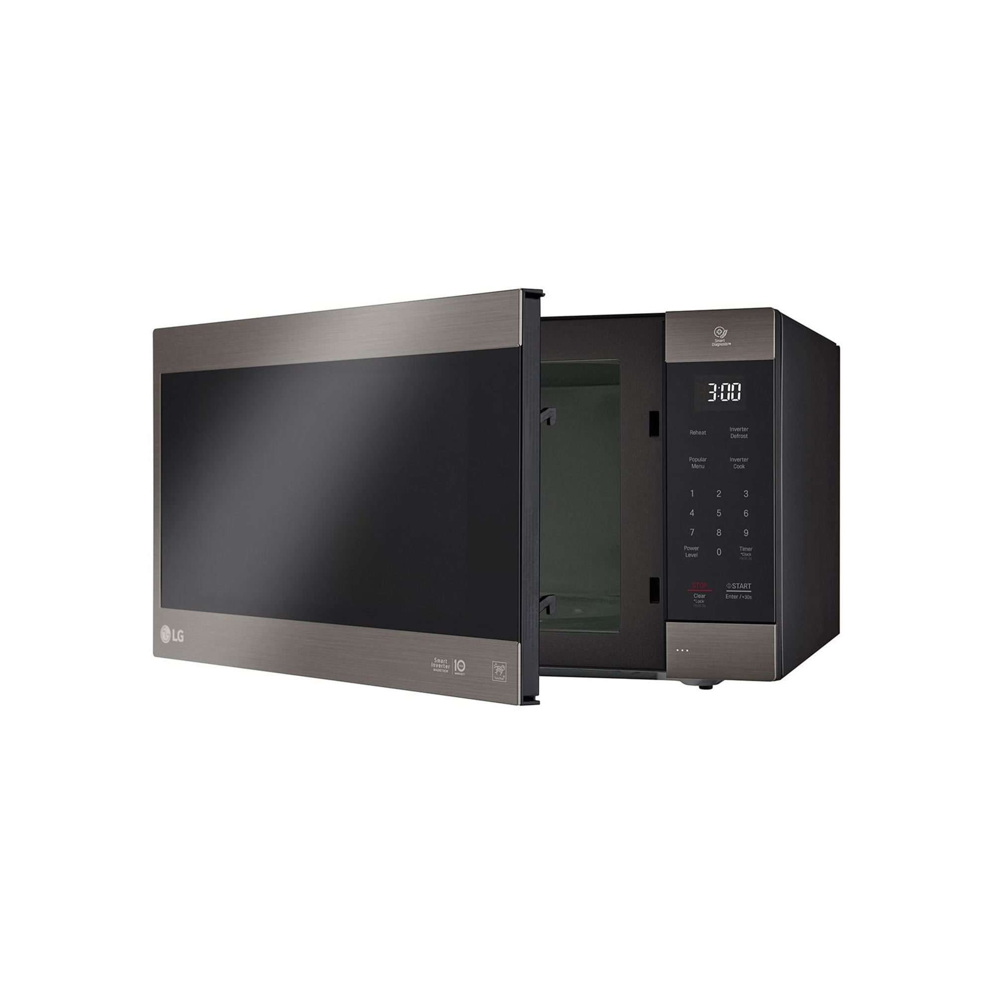 Lg 56 Liters Neochef Smart Inverter Microwave With Grill, Black Stainless Steel MS5696HIT