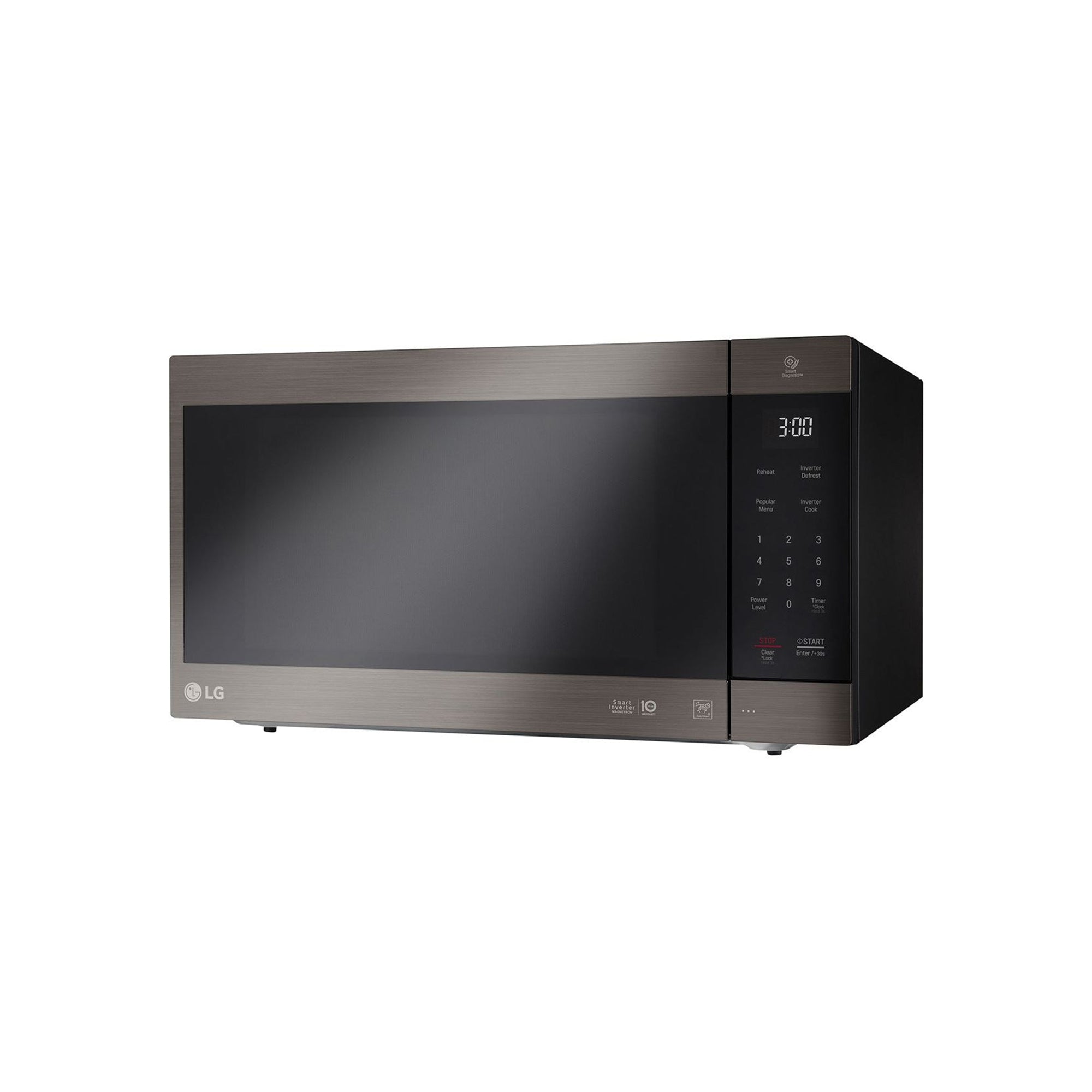 Lg 56 Liters Neochef Smart Inverter Microwave With Grill, Black Stainless Steel MS5696HIT