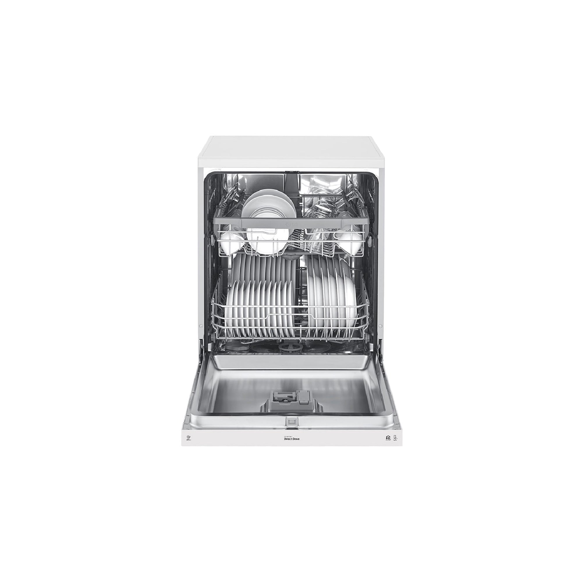 LG free standing 8 Prograams 14 Place Settings Dishwasher white DFB512FW (White)