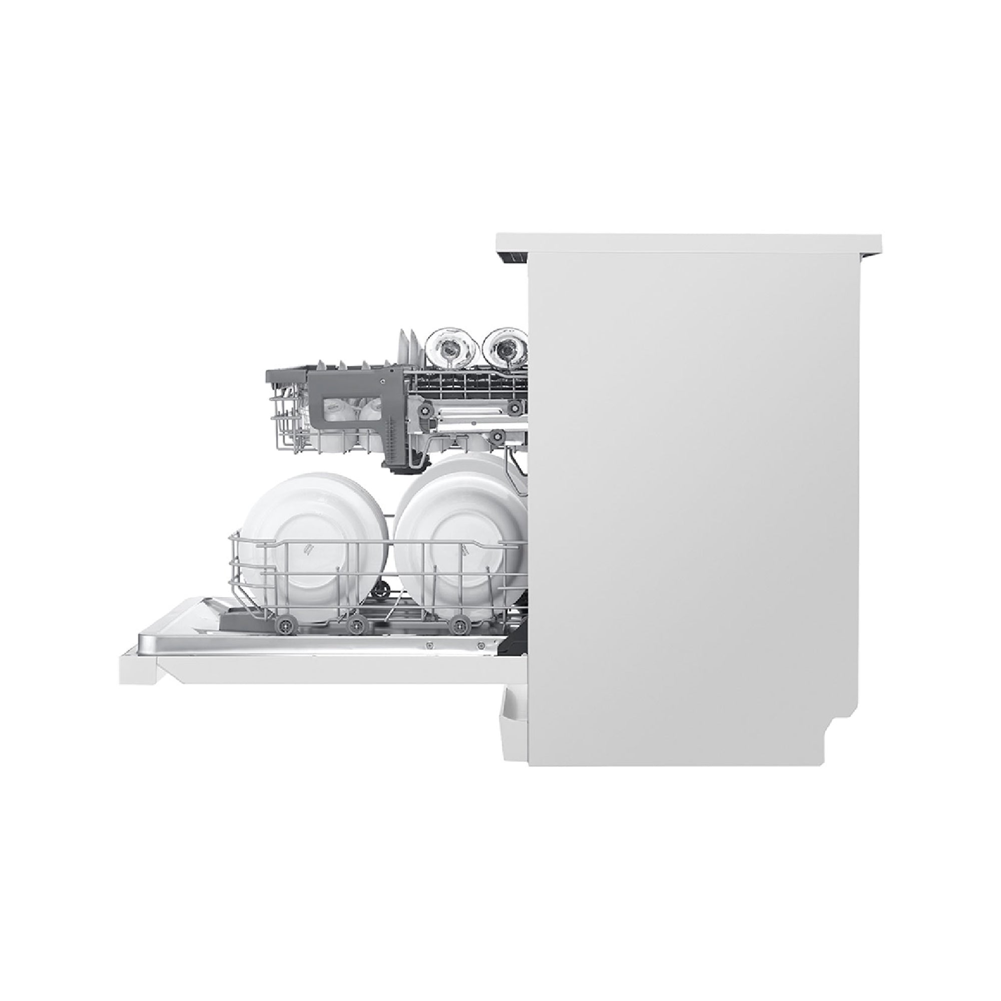 LG free standing 8 Prograams 14 Place Settings Dishwasher white DFB512FW (White)