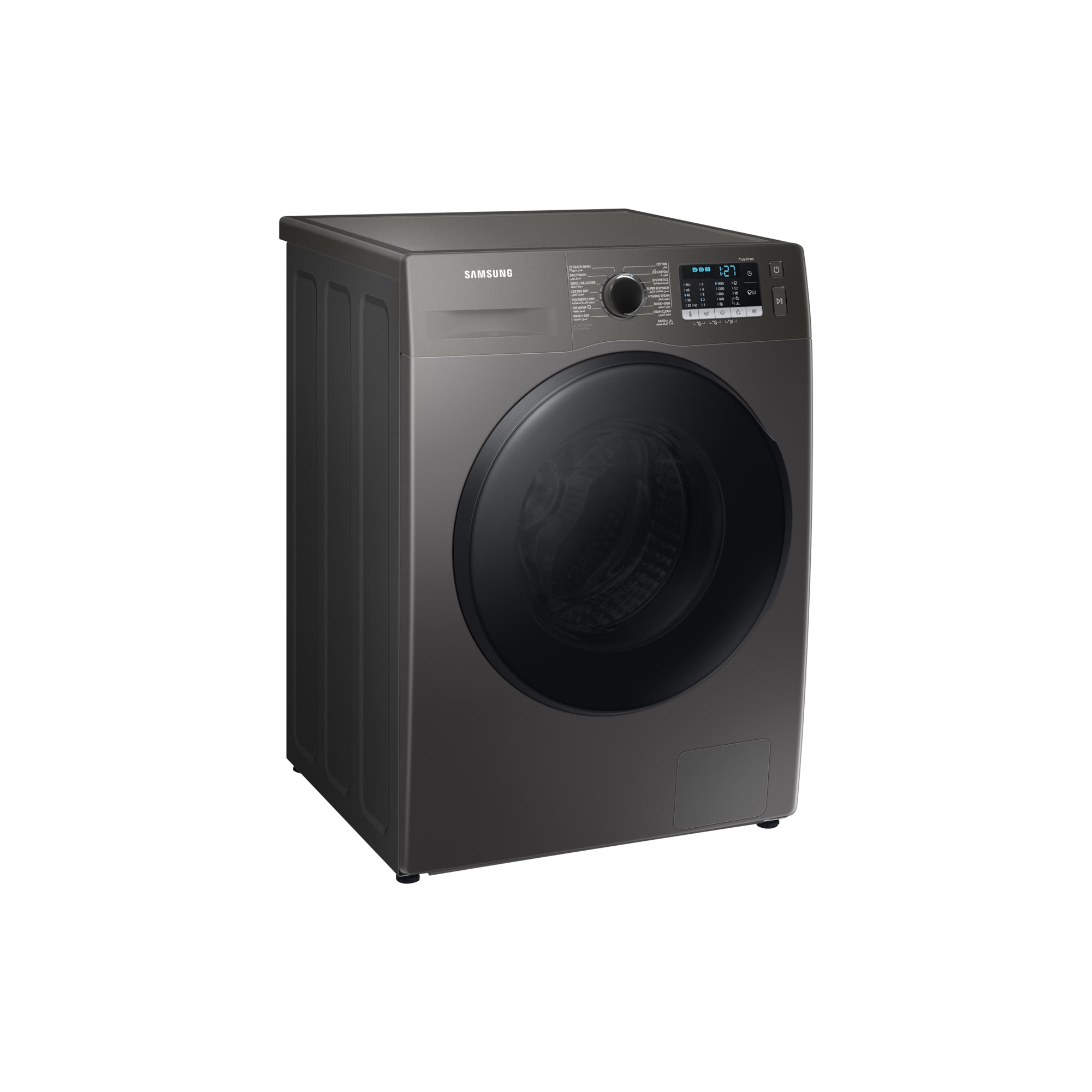 Samsung 8Kg Washer Dryer Combo with Air Wash Drum Clean And Bubble Soak WD80TA046BX/GU