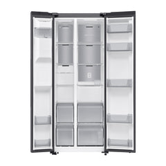 Samsung, 635L, AI Side by Side Refrigerator Black RS70F64K1TA