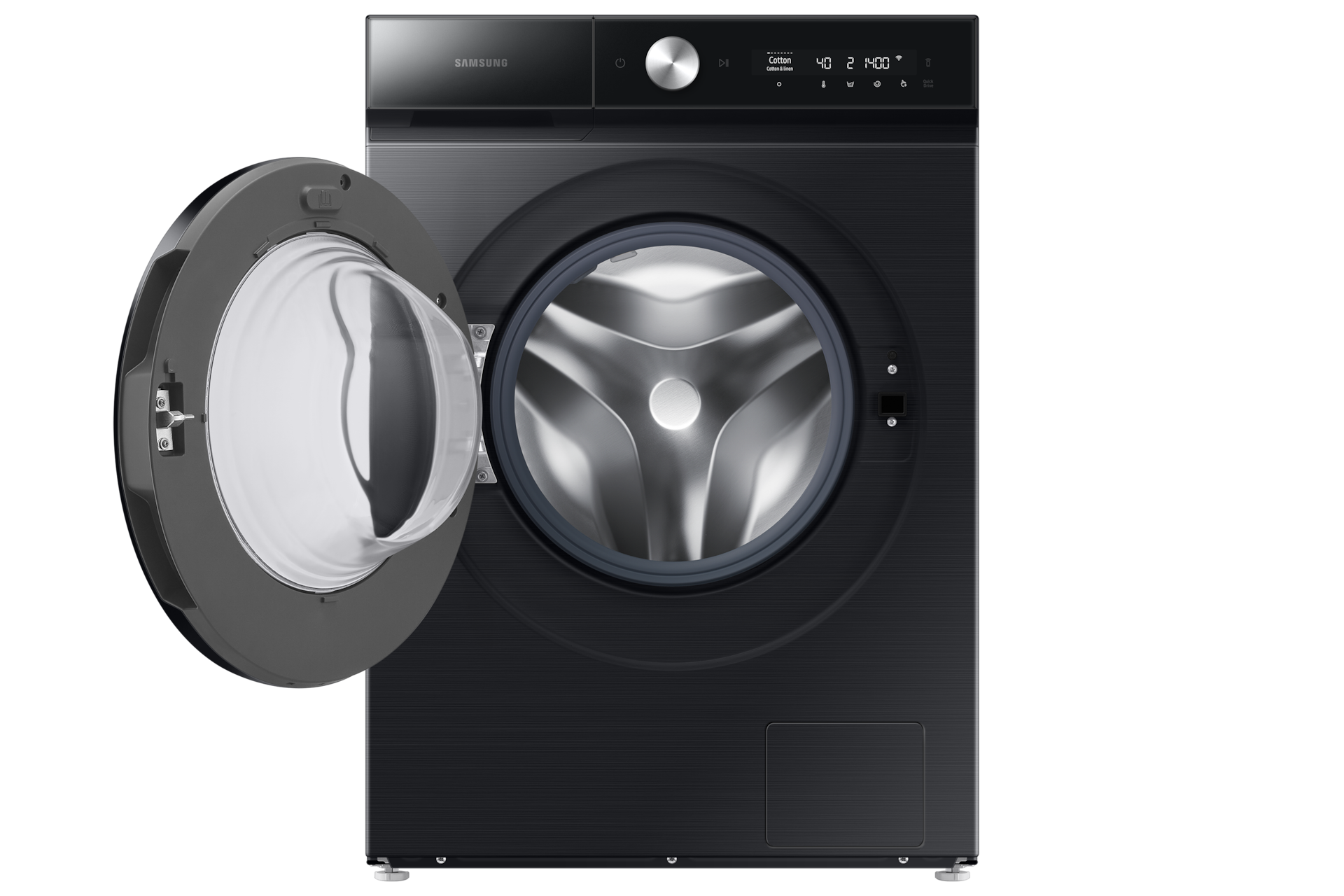 Samsung, 11.5KG Front Load Washer, Black, WW11BB944DGBGU