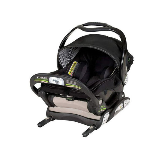 Kussen Infant Car Seat – Adjustable 5-Point Harness Side Impact Protection Mystic Black KS58015 (Mystic Black)