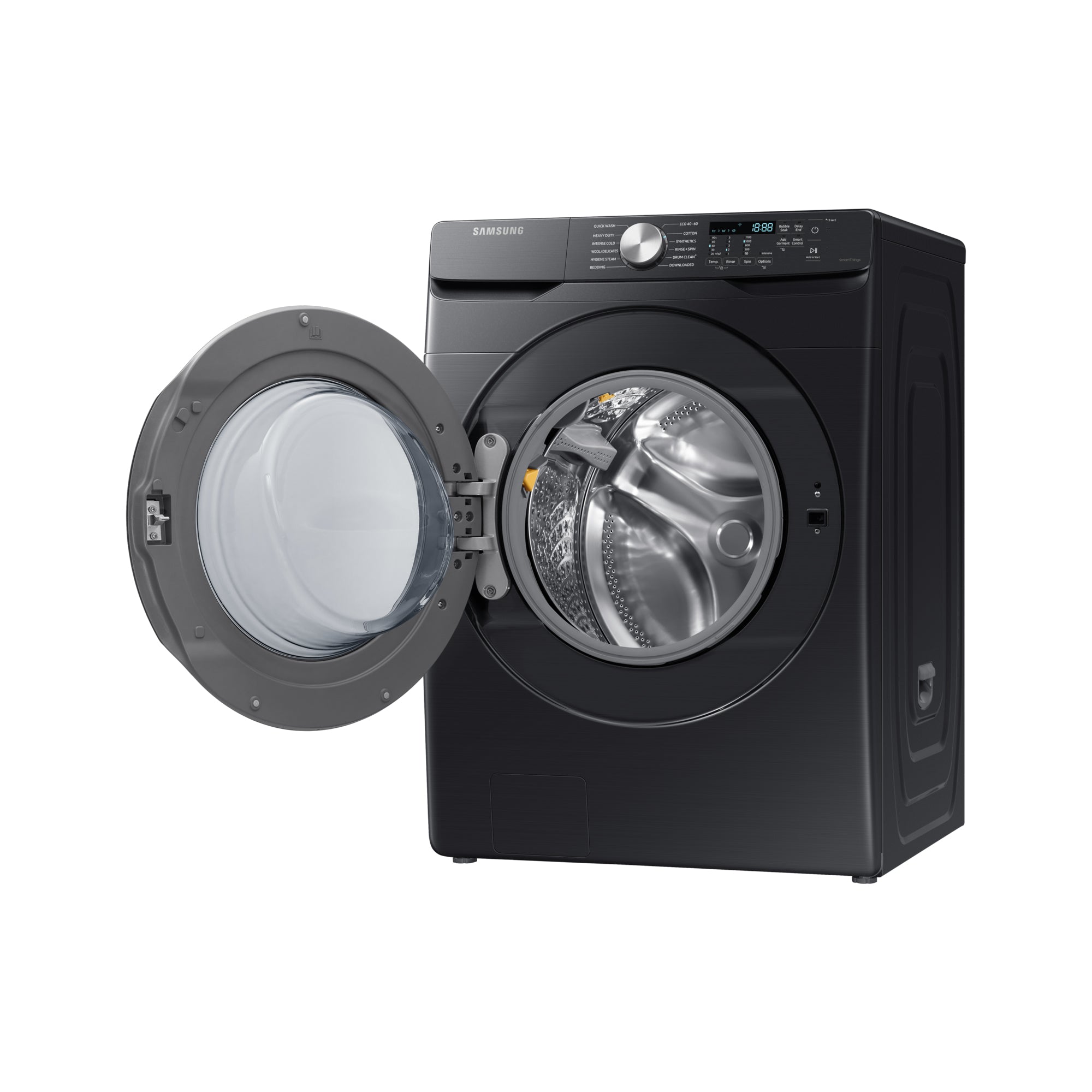 Samsung 18 kg Front Load Washing Machine EcoBubble SmartThings Connectivity & VRT Plus WF18T8000GV (Black)