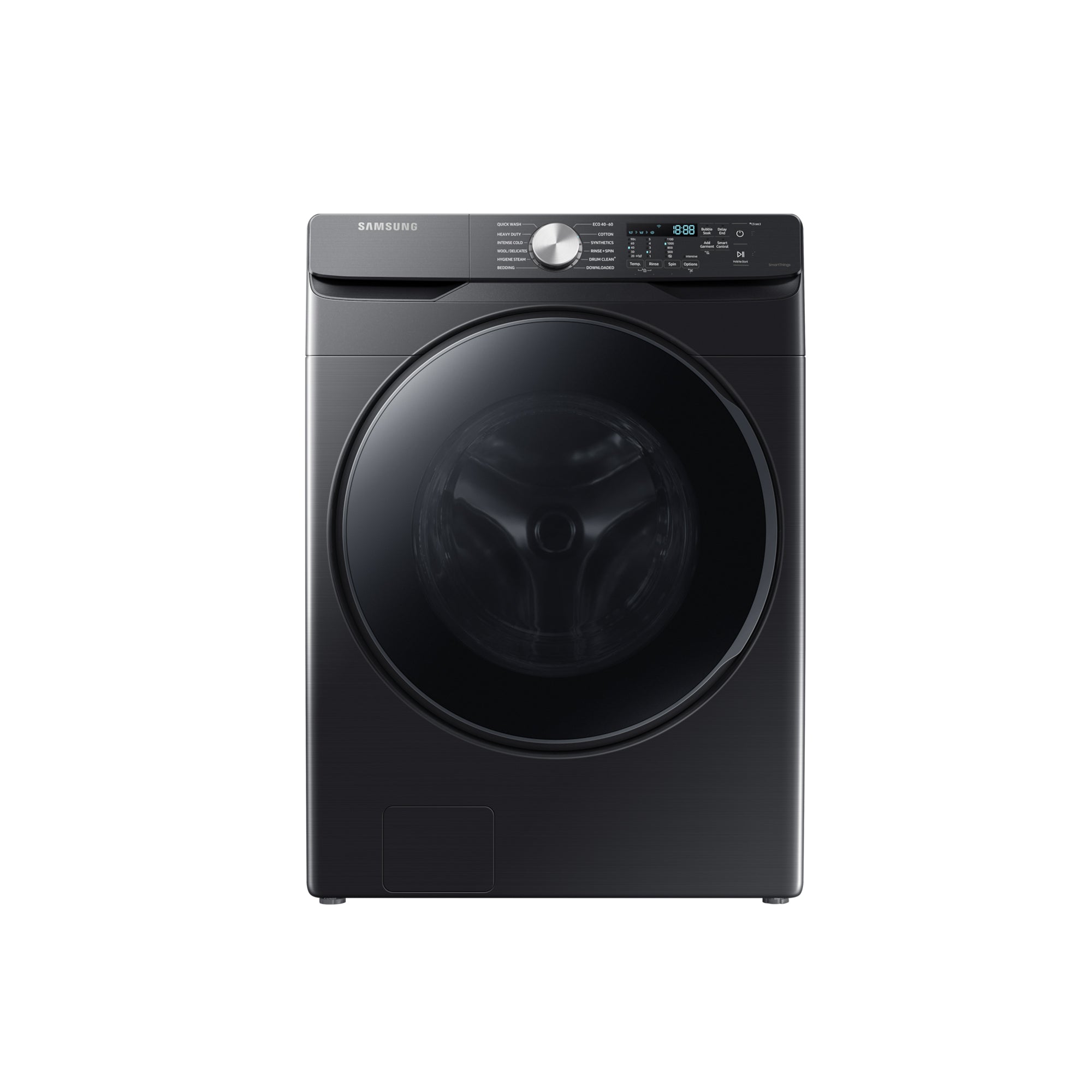 Samsung 18 kg Front Load Washing Machine EcoBubble SmartThings Connectivity & VRT Plus WF18T8000GV (Black)
