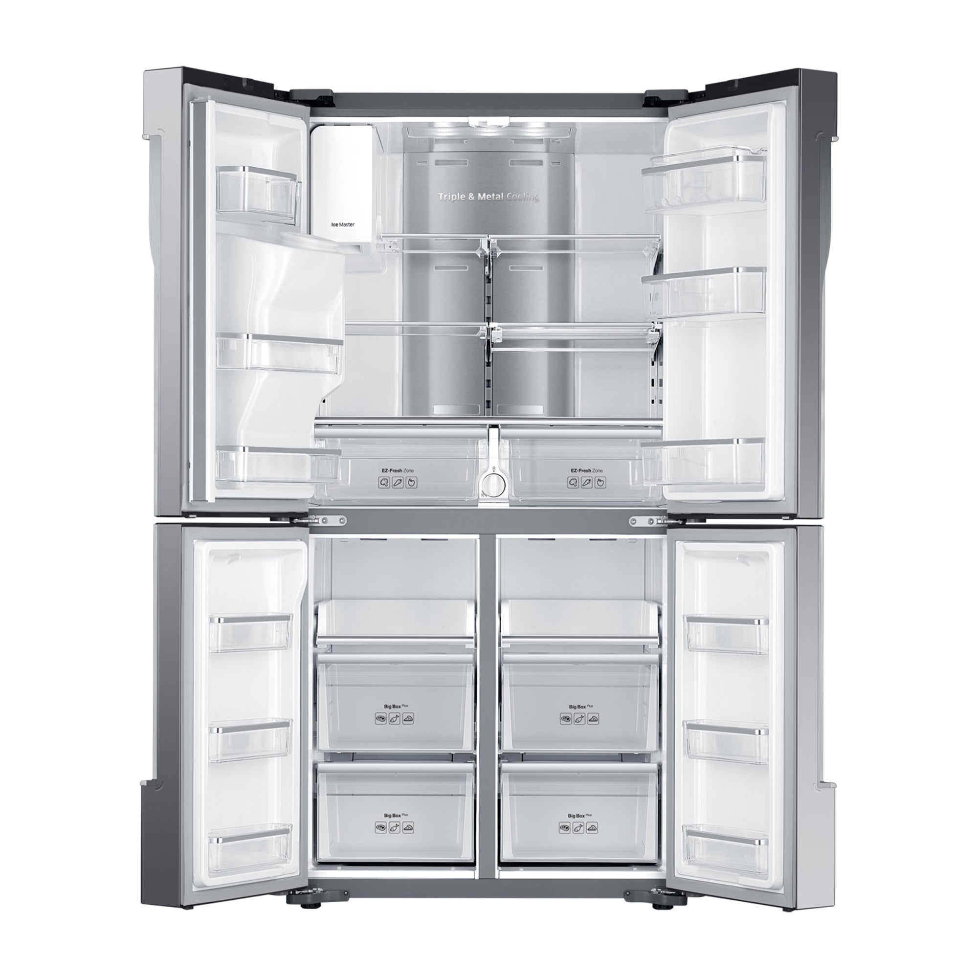 Samsung French Door Refrigerator 564L Twin Cooling Plus Triple Cooling No Frost RF56J9040SR (Stainless Steel)