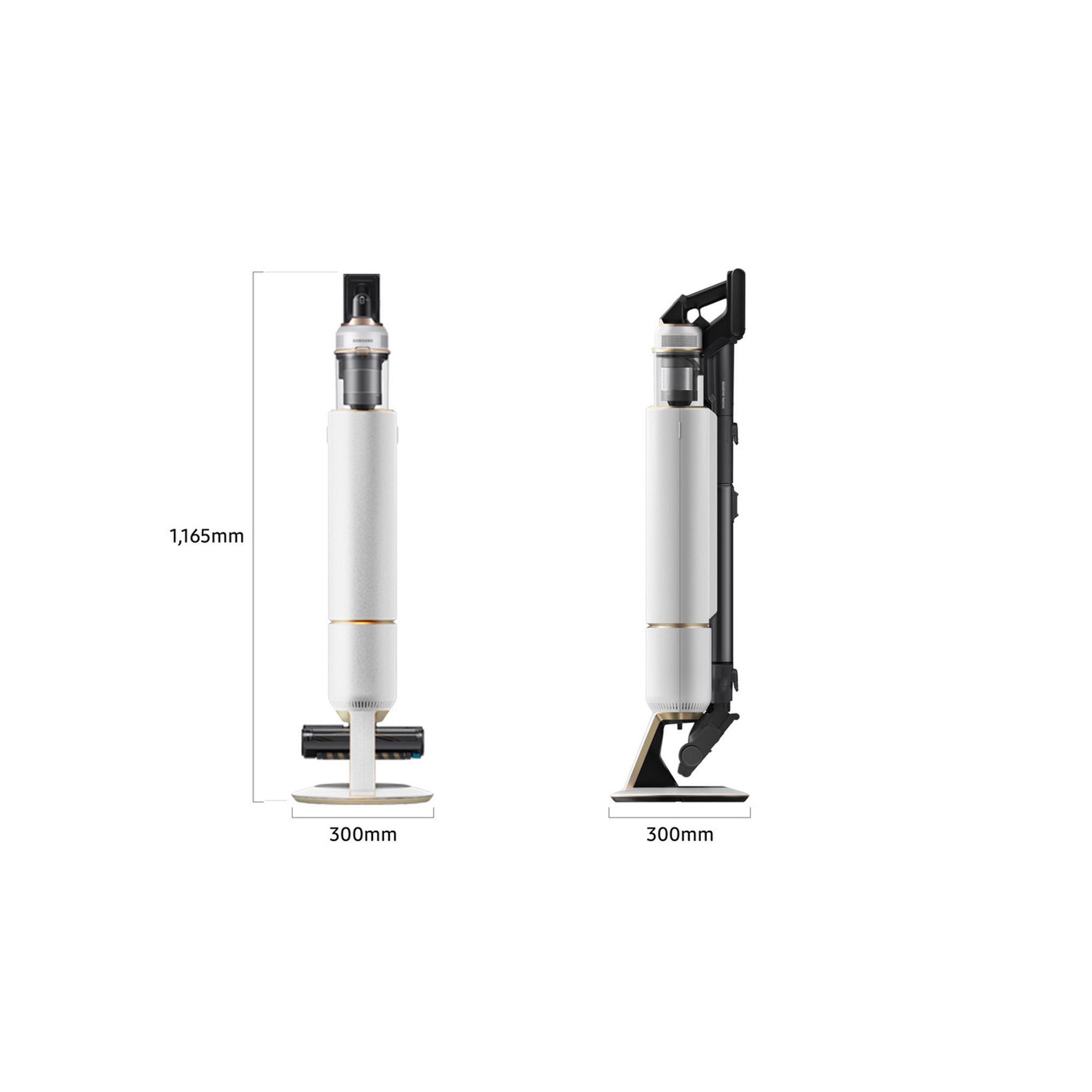 Samsung Bespoke Jet Cordless Vacuum Cleaner – 210W Suction Clean Station 60min Runtime VS20A95823W (white)