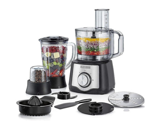 BLACK+DECKER FX650-B5 600W Food Processor with Blender