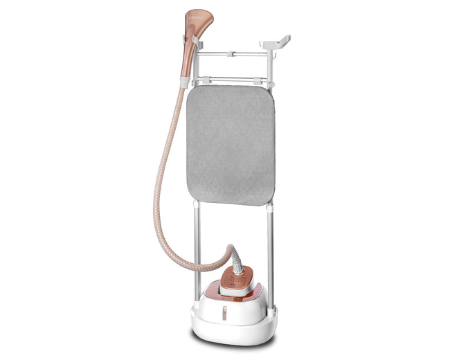 BLACK+DECKER GSTD2050-B5 Digital Garment Steamer with Ironing Board - front view