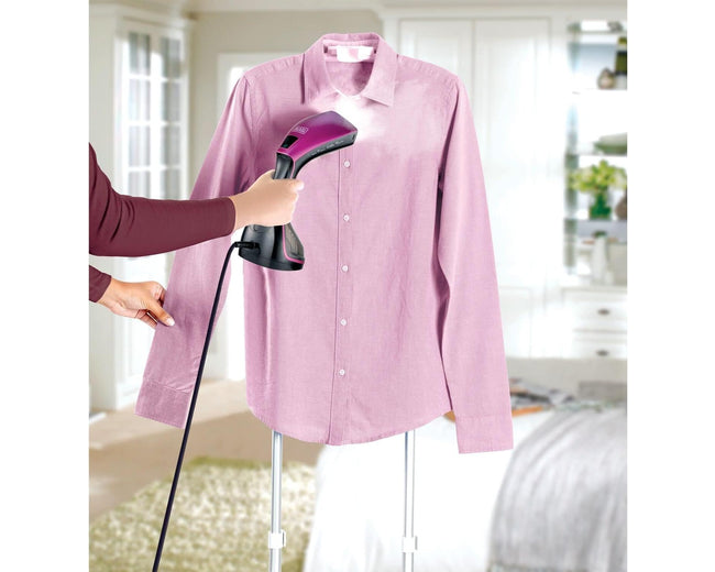 BLACK+DECKER HSTD1600-B5 handheld garment steamer - alternate angle