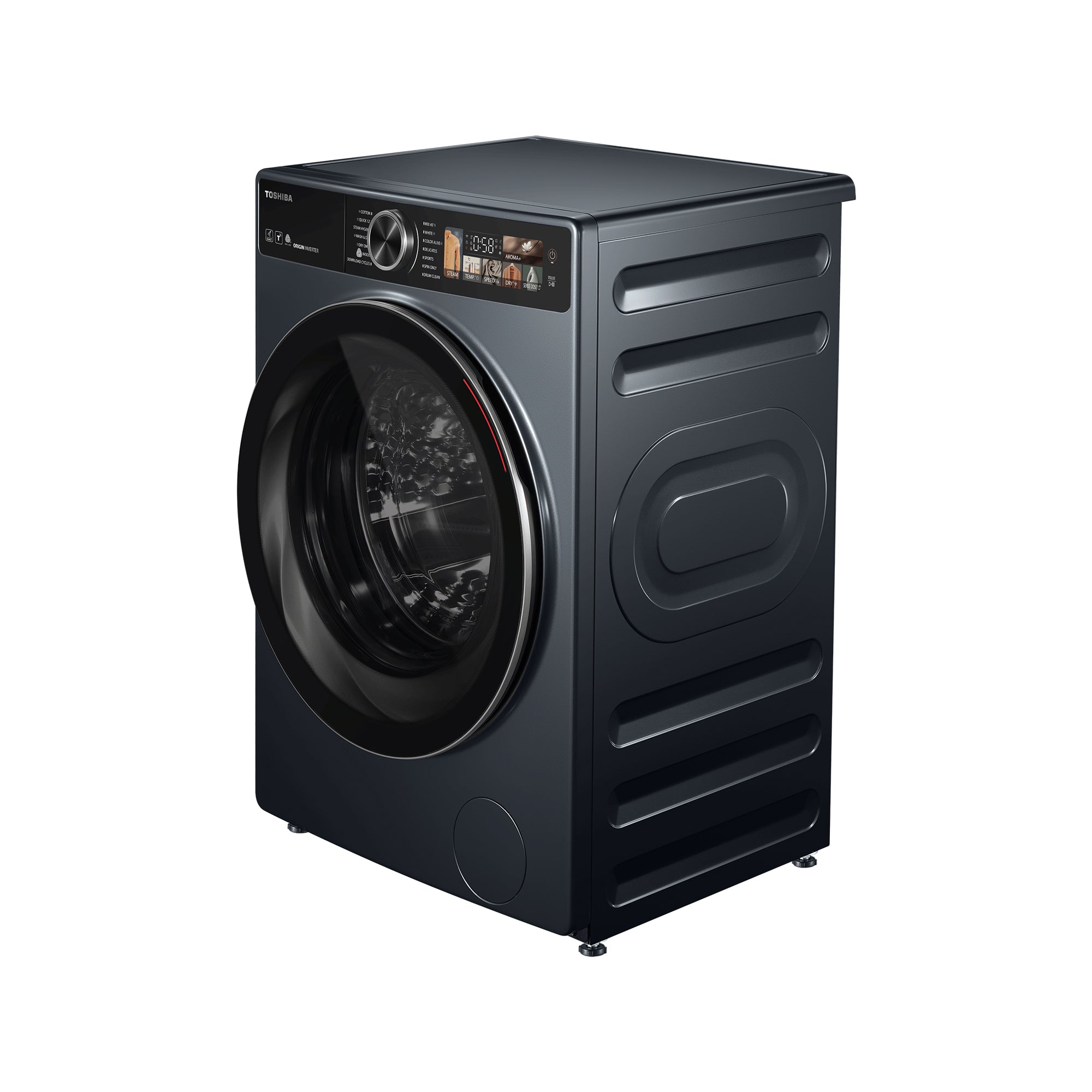 Toshiba Front Load Washer Dryer 9.5/7kg 1400 RPM Steam Wash Inverter Motor TWD-T25BZU105MWA(MG) (Morandi Grey)