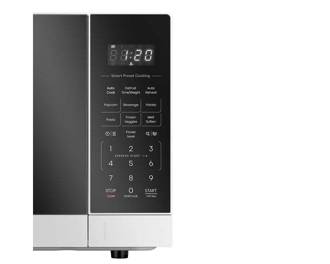 Hisense HMAS2509WP 25L Microwave Oven, 900W, Pearl White