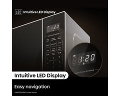 Hisense HMAS2509WP 25L Microwave Oven, 900W, Pearl White