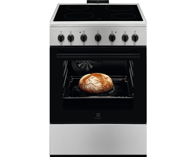 Electrolux LKR620002X 60cm Freestanding Electric Cooker with Ceramic Hob – Stainless Steel