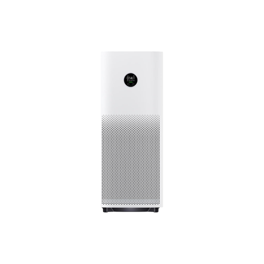 Xiaomi Smart Air Purifier 4 Pro front view with OLED PM2.5 display in White