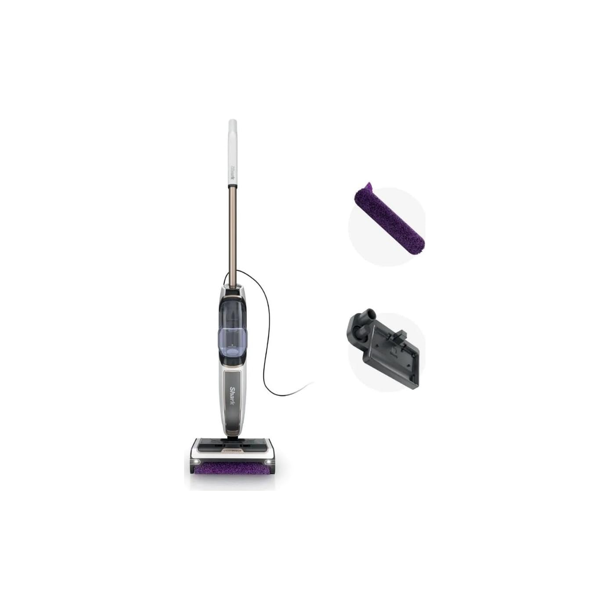 Shark SteamPickUp SD200ME steam mop with extra brush roller and storage station