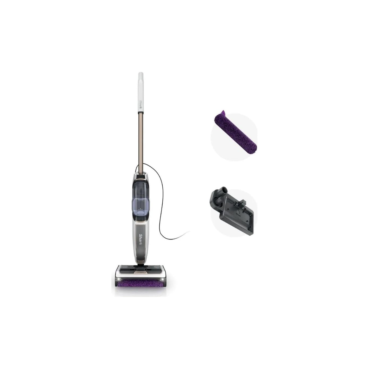 Shark SteamPickUp SD200ME steam mop with extra brush roller and storage station