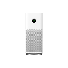 Xiaomi Smart Air Purifier 6 front view with PM2.5 digital display showing air quality reading